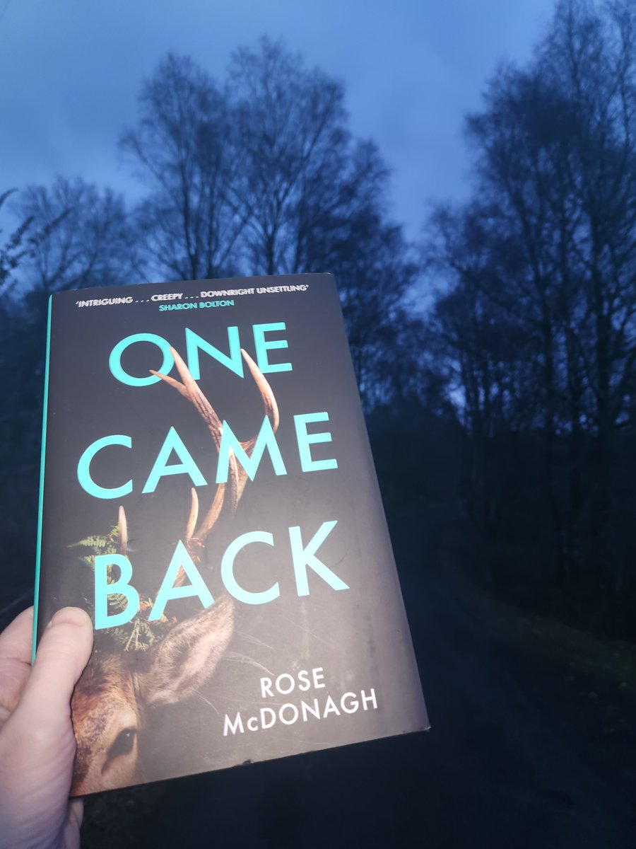 "The trickling sound of water surrounded us, the river and the dripping from the dark spokes of tree branches."

geni.us/OneCameBack

"a haunted and haunting gothic thriller..." - Jenna Clake

One Came Back out February 27th