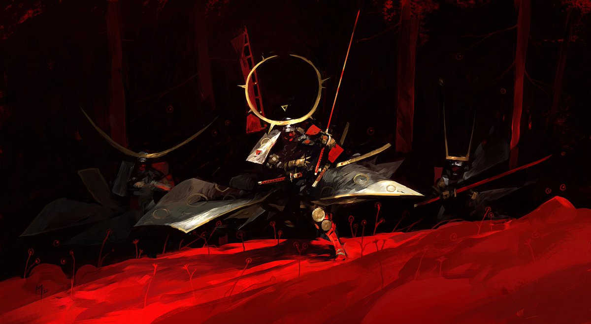 DominikMayerArt's tweet image. Demon Samurai 

Will be live on twitch later today.
Continuing the dragon token.

9pm CET