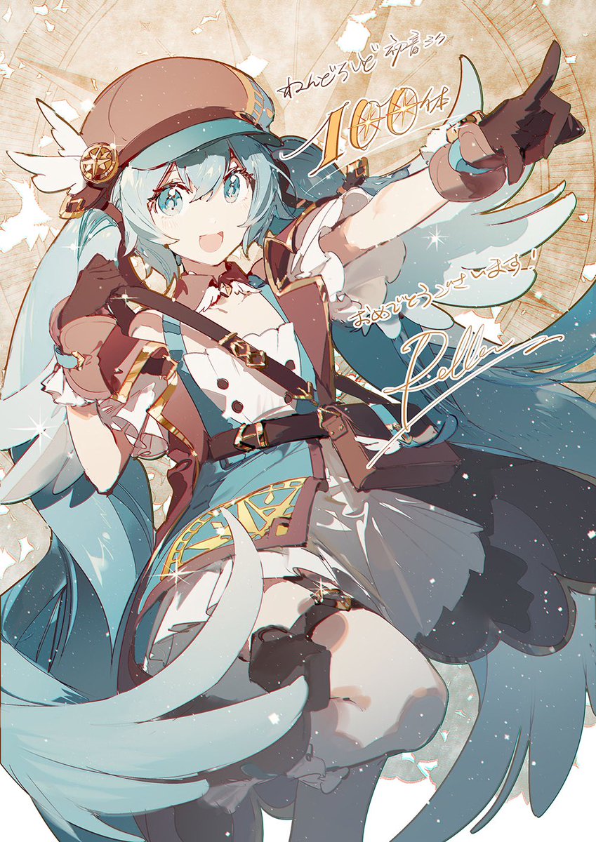 gsc_hama's tweet image. ／
『ねんどろいど 初音ミク 100番記念展示会』
3月7日(金)より開催‼️
＼

お祝いイラストはKEIさん、iXimaさん、Rellaさんに描いて頂きました。本当にありがとうございます…✨

本日夕方に詳細なイベント情報が公開になる予定です。お楽しみに！

#ねんどろ100番ミク
#ねんどろいど　#初音ミク