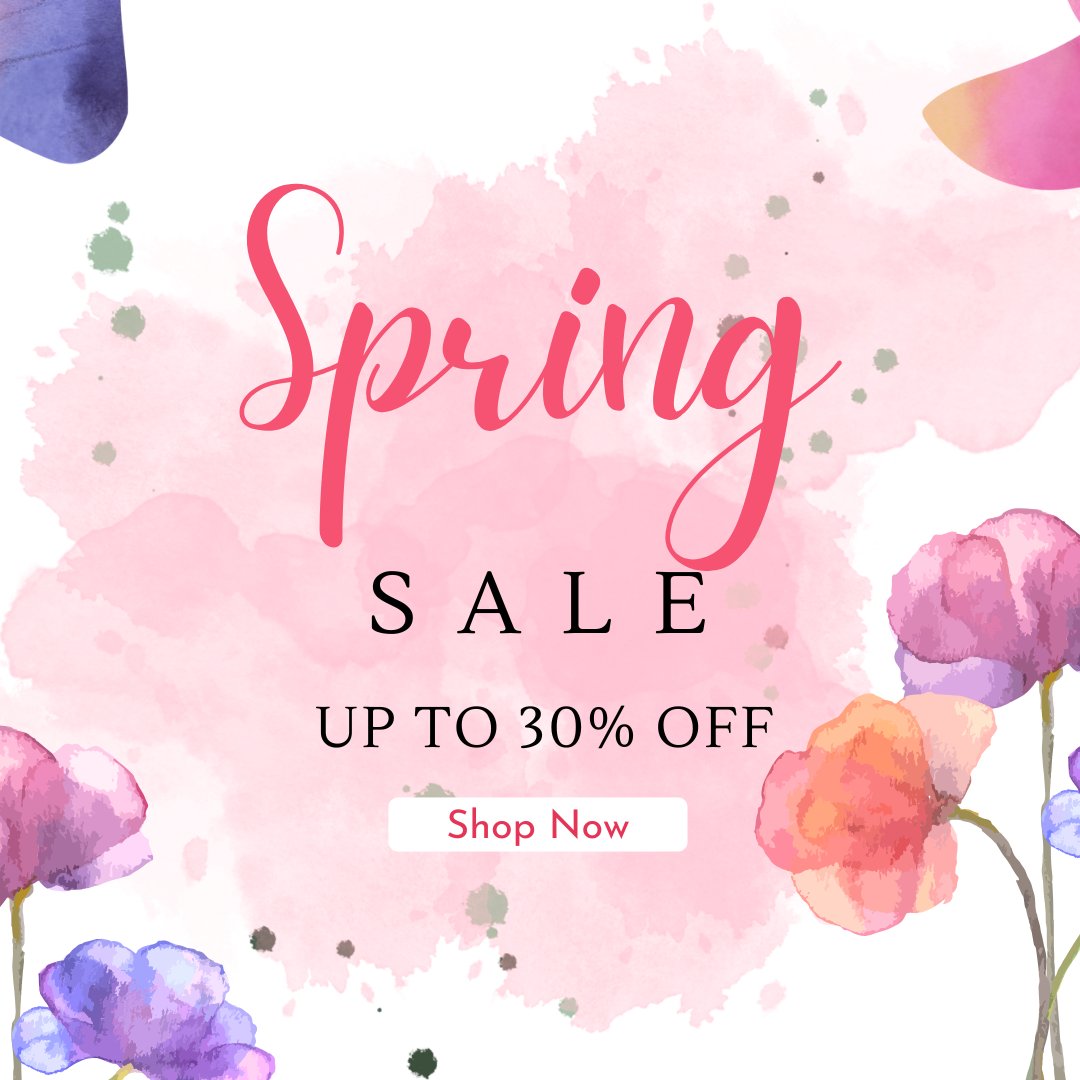 anysourcecode's tweet image. 🌸 𝐒𝐏𝐑𝐈𝐍𝐆 𝐒𝐀𝐋𝐄 – 𝐋𝐈𝐌𝐈𝐓𝐄𝐃 𝐓𝐈𝐌𝐄 𝐎𝐍𝐋𝐘! 🌿
✅ 30% OFF orders over $200 – More you buy, more you save!
✅ 20% OFF single items – No restrictions!
💳 Use SPRING30 for $200+ orders
💳 Use BLOOM20 for any item
📅 Hurry, deals won’t last! Shop now & save! 🛍️🌷