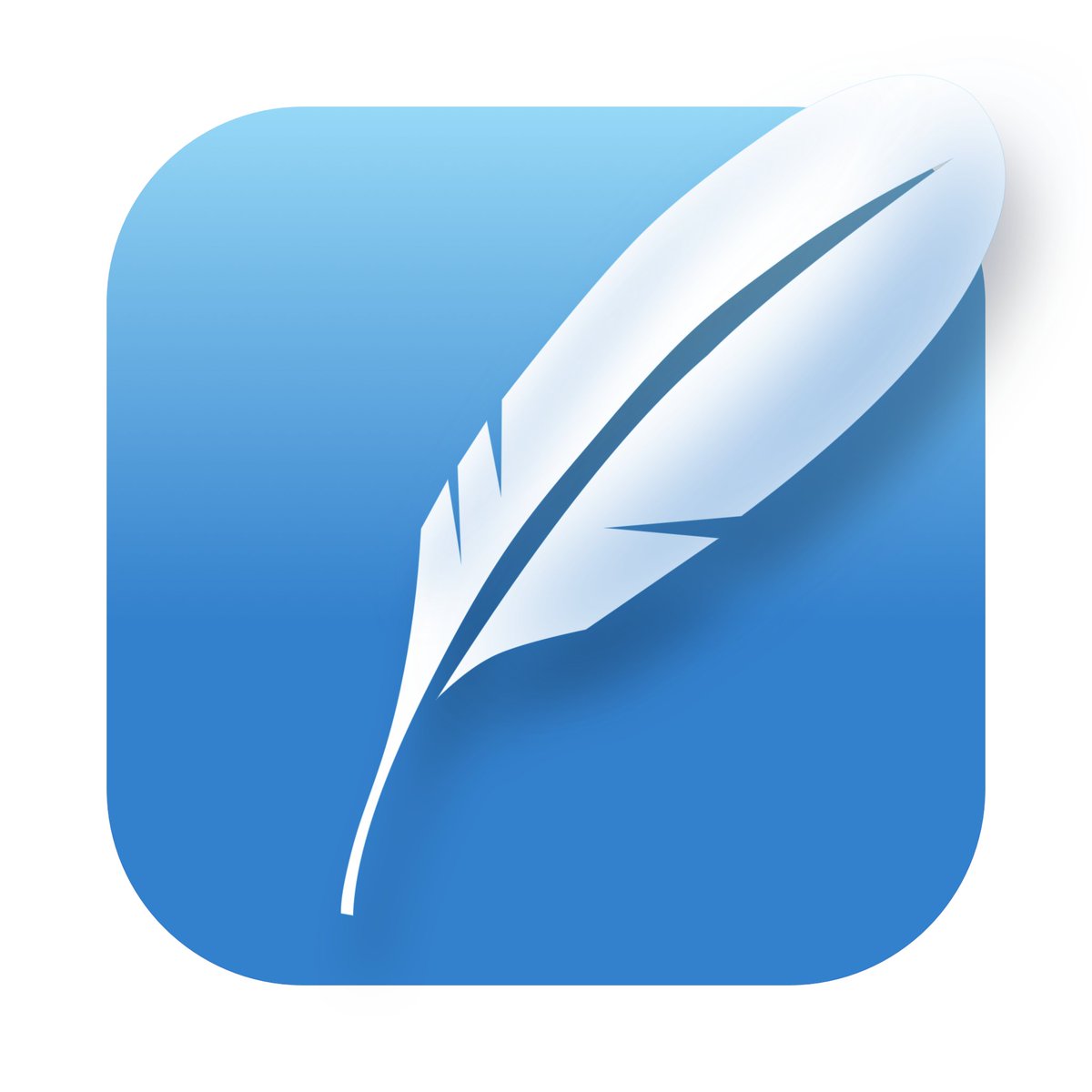 axispx's tweet image. Recently tried designing an icon for a SQLite client for macOS in Sketch. I love how it turned out. : )))