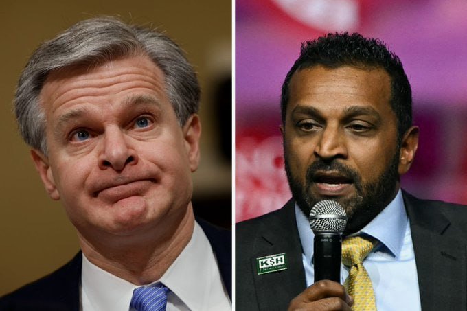 🚨BREAKING: Kash Patel just said, "Christopher Wray doesn't deserve to be FBI Director. He should be investigated for covering up corruption and mishandling the January 6th investigation."

Do you agree with Kash Patel?

YES or NO?