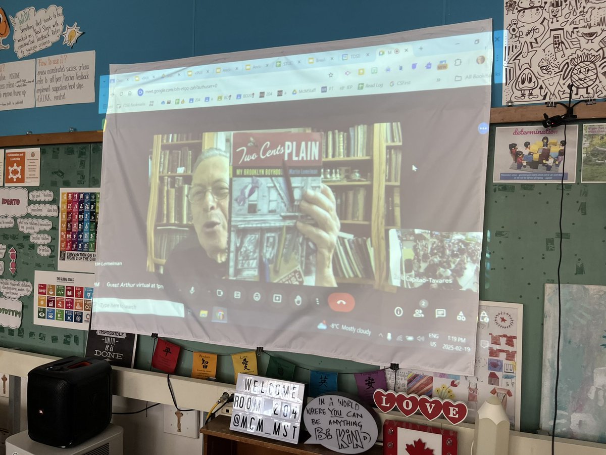 McM_MsT's tweet photo. Thank you @MartinLemelman, author &amp; illustrator
📚sharing your journey as an author/illustrator, the many stages: research, writing, revisions, sketch &amp; paint illustrations for ‘The Miracle Seed’ and other artwork &amp; books too!
📚congrats to raffle winners 🤩
@tdsb 
2/2 https://t.co/zgLvNP3TXt