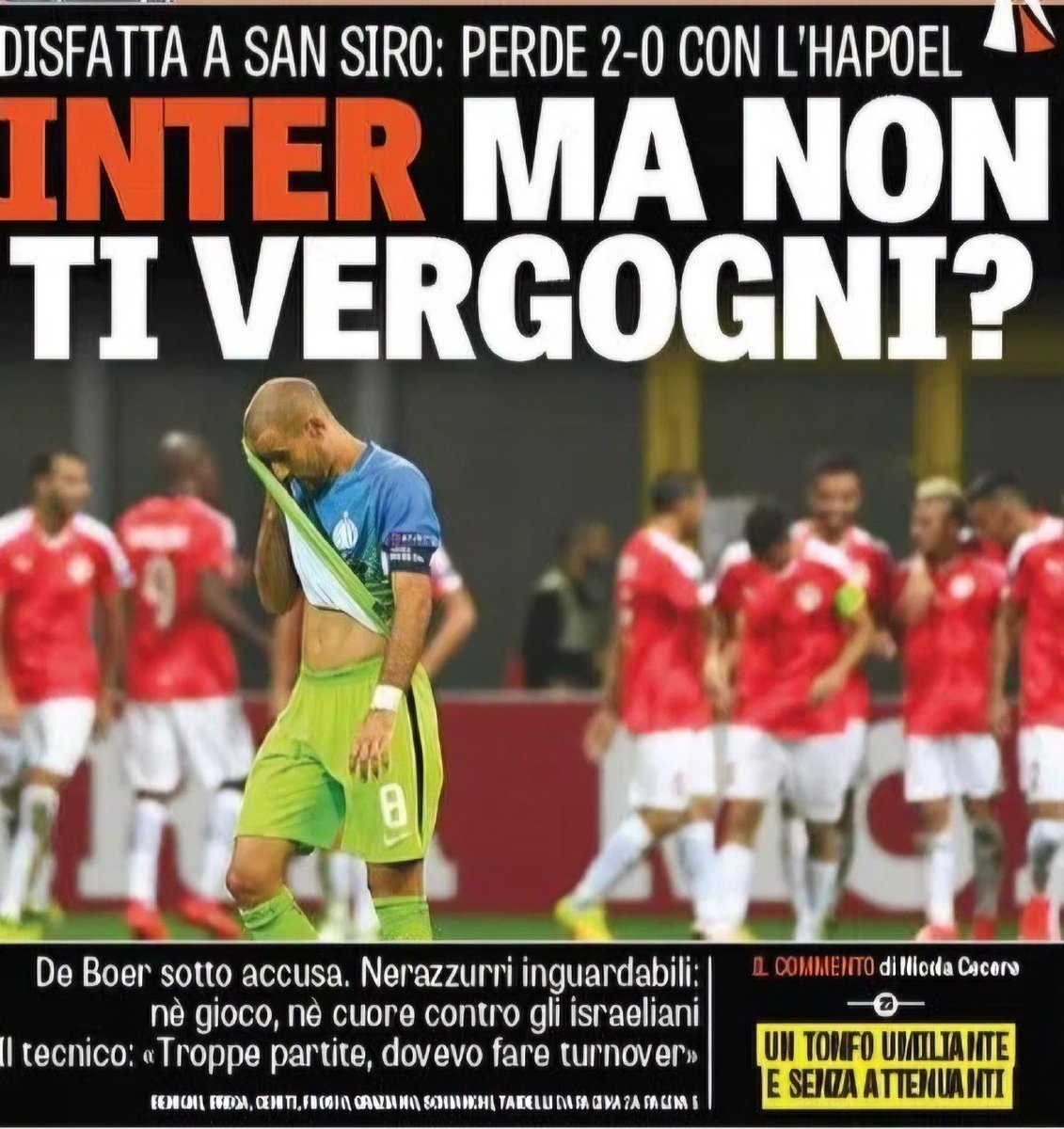 Ricordiamoci dove eravamo e dove siamo. E come ci trattavano. Unica squadra italiana ancora in corsa per la Champions. #FCIM