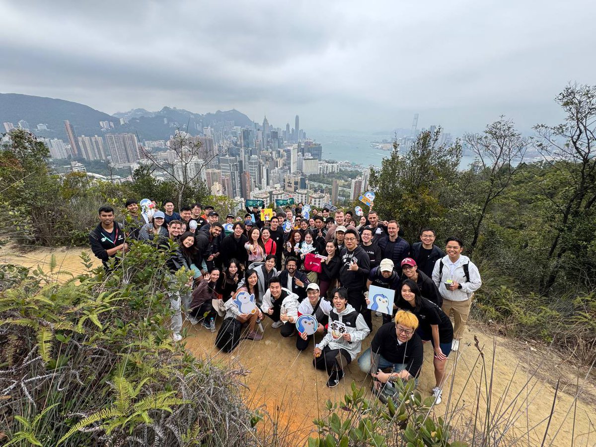 Dmeister00's tweet image. Today @pudgypenguins did a crazy movement - The Pudgy Walk!
It was Day 1 of Consensus and I expected a realistic turn out of maybe 10, it turns out 70 people came! Absolutely incredible!!
The love and vibes can be felt all over HK 🇭🇰, thank you all for coming!
More to come!!