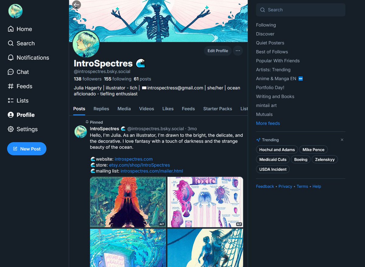 IntroSpectres's tweet image. While I value the people I've connected with here, going forward I'll be prioritizing other channels.

🌊 introspectres.com
☁️ introspectres.bsky.social
📓 introspectres.tumblr.com
✉️mailing list: introspectres.com/mailer.html