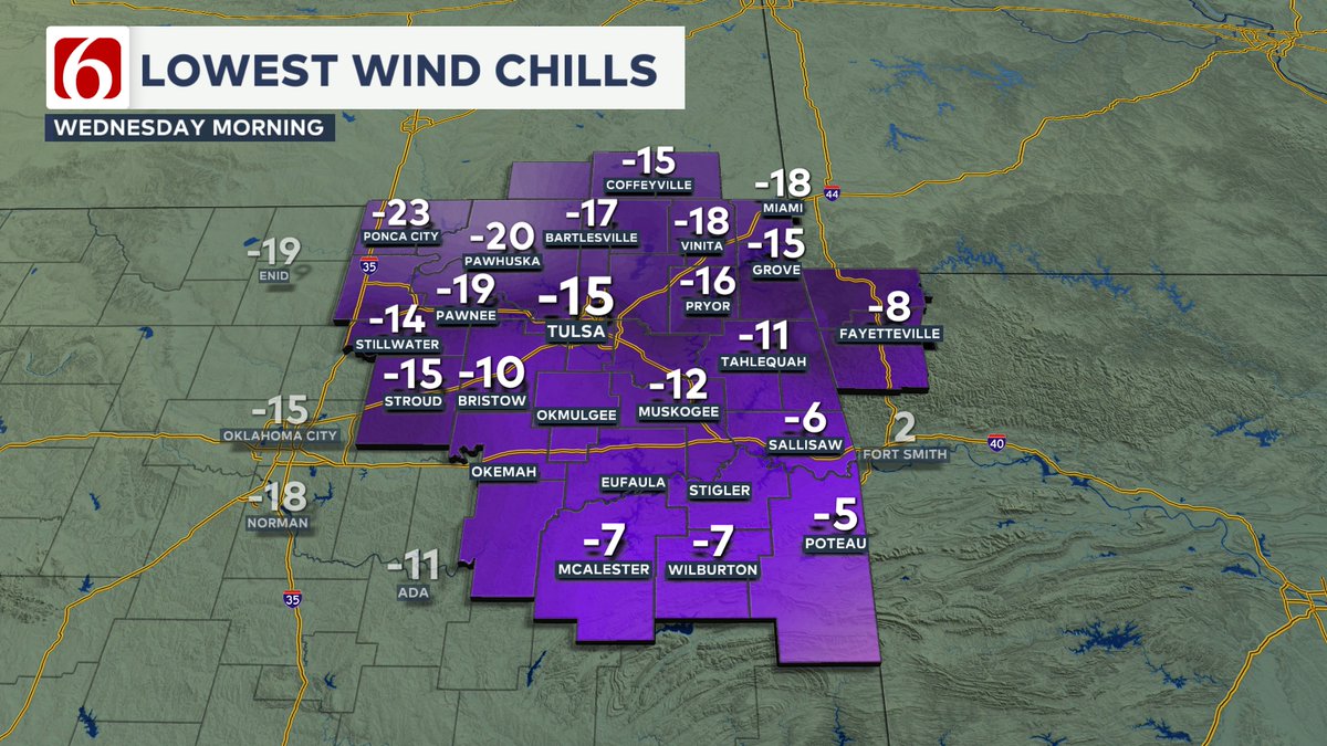 newson6wxguy's tweet photo. Wind chills were absolutely brutal this morning... they're still very low this afternoon!

Unfortunately, we'll be back in this range again tomorrow morning. 🥶 @NewsOn6 https://t.co/IZNTCPI4qD