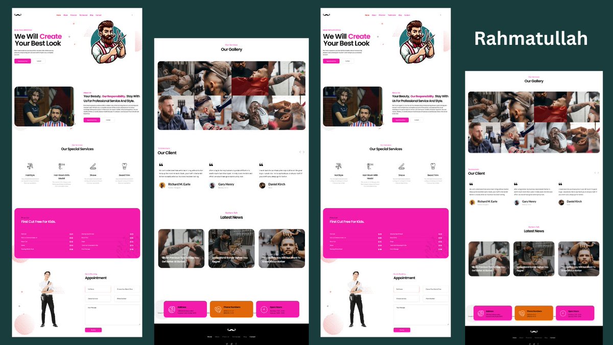 Rahmatulla49175's tweet photo. 🚀 Want to take your barber business online? 💈
I design modern, mobile-friendly &amp; SEO-optimized barber websites using WordPress &amp; Elementor.
Let’s build your brand! 📩 DM me to get started.

#BarberWebsite #WebDesign #WordPress #Elementor #BarberShop https://t.co/ZcYyrONWQH