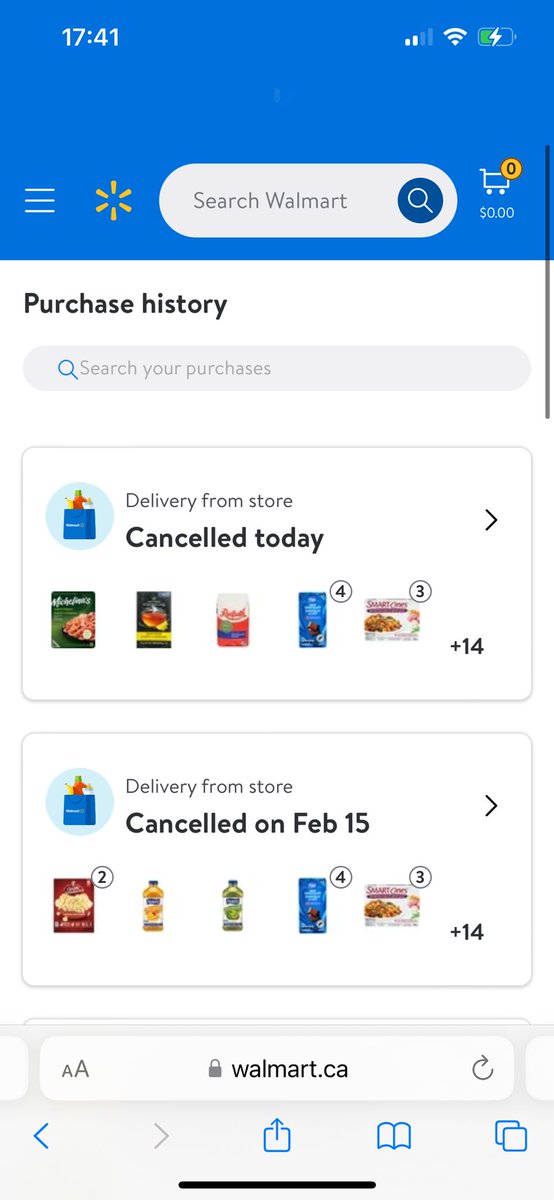 DanceLittleLion's tweet photo. @WalmartCanada order thought this store that seems to have ZERO customer service! I’ll share my terrible experiences everywhere I can to warn others. https://t.co/savqCc4BaI