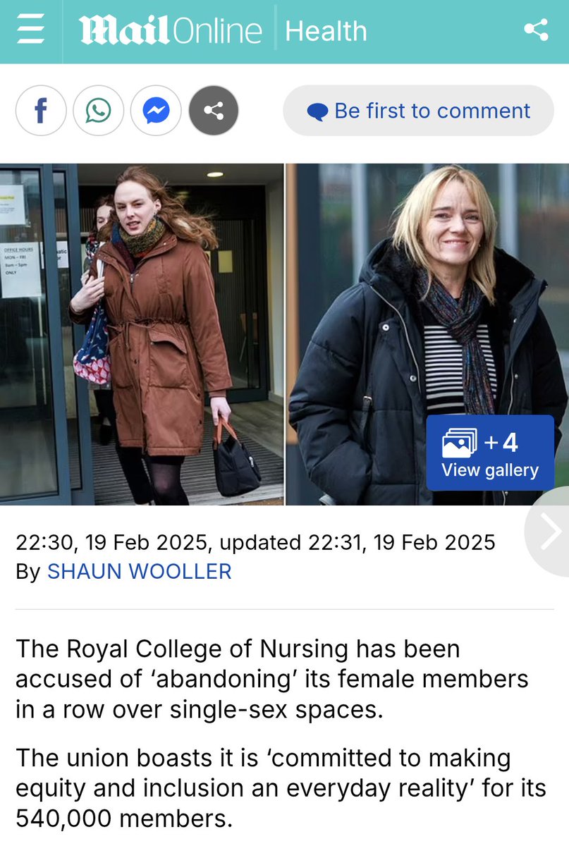 Royal College of Nursing <a href="/theRCN/">The RCN</a> is accused of 'abandoning' its female members after union bosses refused to help nurse accused of 'misgendering' transgender doctor