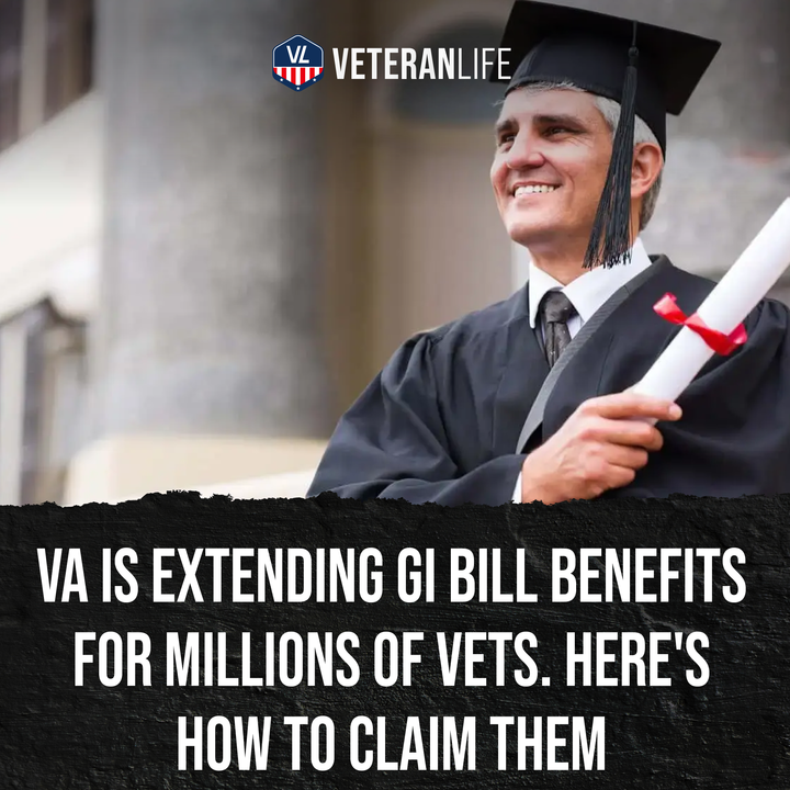 This_is_VetLife's tweet photo. The government has spent billions of dollars on GI Bill benefits for those who have served, but not everyone is taking advantage of this great opportunity. 

Learn how your GI Bill education benefits can help you better obtain an education, and get the latest update on how the bill is being expanded for millions of Veterans this year: https://t.co/D2F3Pfd93r
