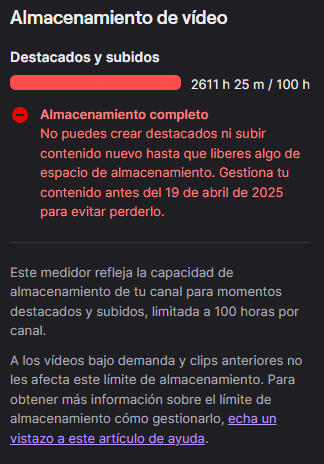 KOPURISTA's tweet photo. Genial, soy del 0,5% y a Twitch no le importa una mierda.

Tengo literalmente miles de horas de contenido subidas en Twitch, una especie de álbum de recuerdos de todo mi recorrido en la plataforma, y quieren que lo borre.

Bien Twitch, sigue dándome más motivos para ir a YouTube. https://t.co/AWq13FnEN1