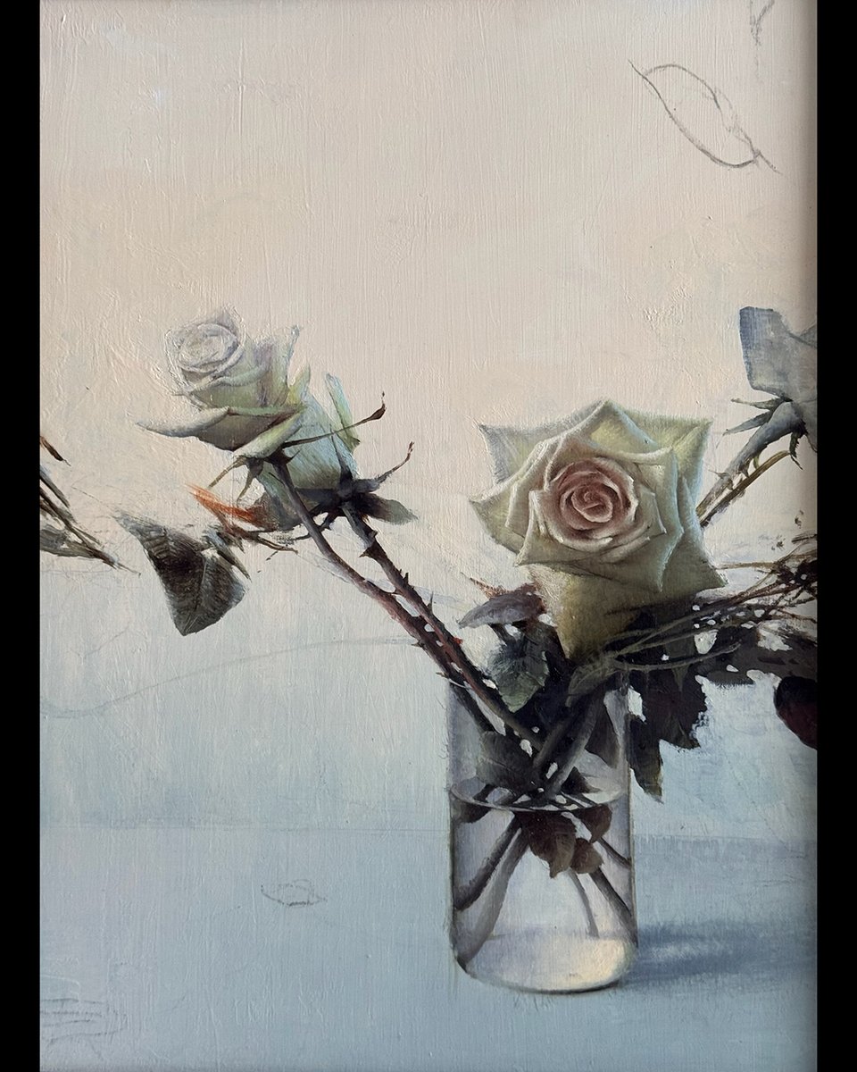 Subtle tones and exquisite detail in Daniel Sprick's "White Night" - a testament to contemporary realism at its finest. New at Gallery 1261. Please visit or check our bio link.