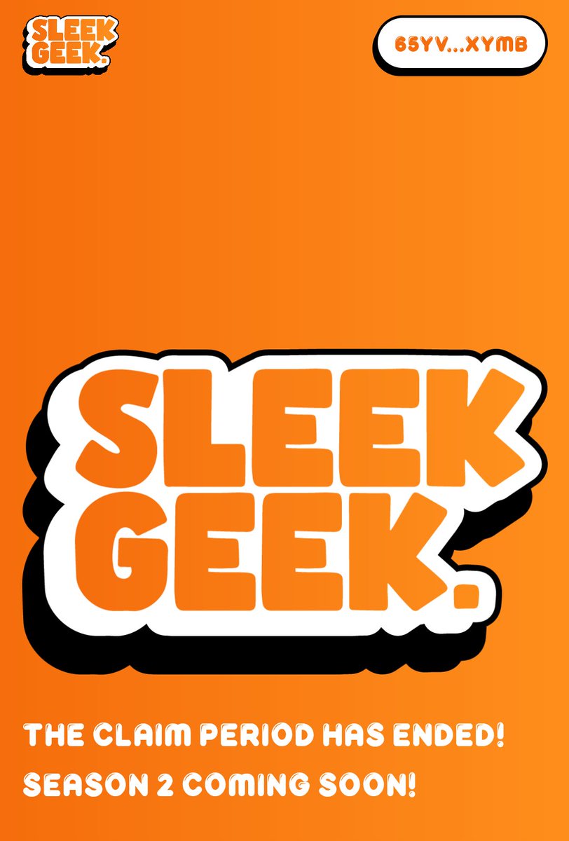 _SleekGeek's tweet image. Season 1 redemptions are over and the redeem shop is closed for now.
Remaining inventory will be taken to conventions, IRL events and used in our upcoming digital store.
We thank all of our collectors and partners who worked with us on season 1. We learnt a lot, had a ton of…