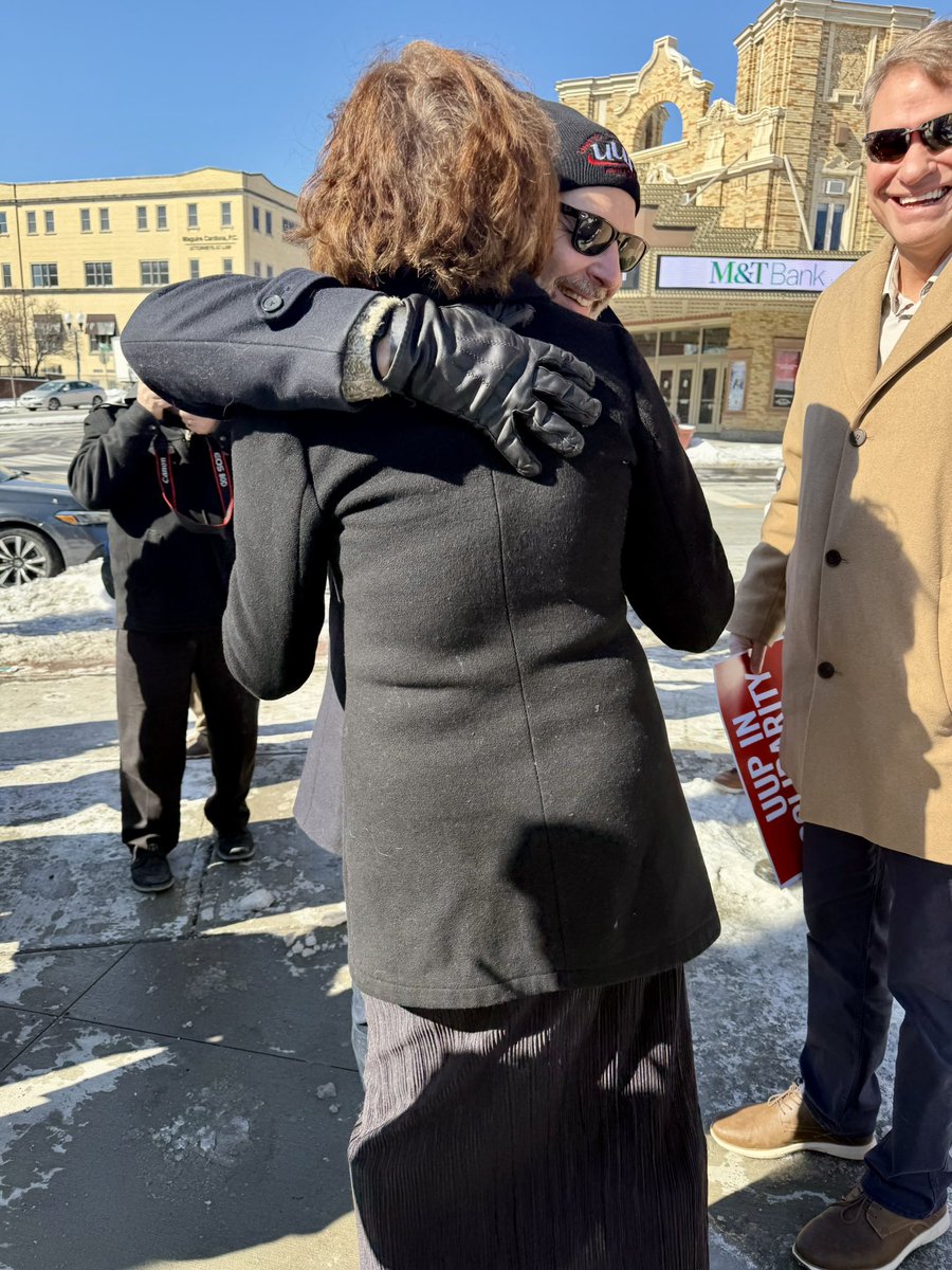 PatriciaFahy46's tweet photo. The Capital Region is a union town. Federal workers are real people with families doing real work to uplift our communities, seniors, farmers, and veterans. 

They are not expendable because an unelected billionaire or King decided so. https://t.co/eK0bRRRCzJ
