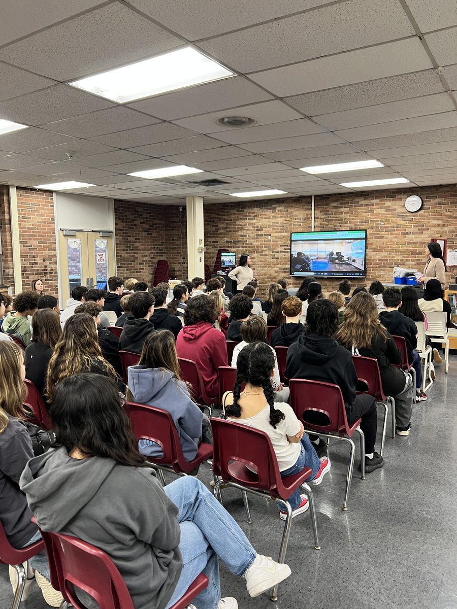 Thank you Wayne Hills HS Counselors who came to speak with our 8th graders last week.