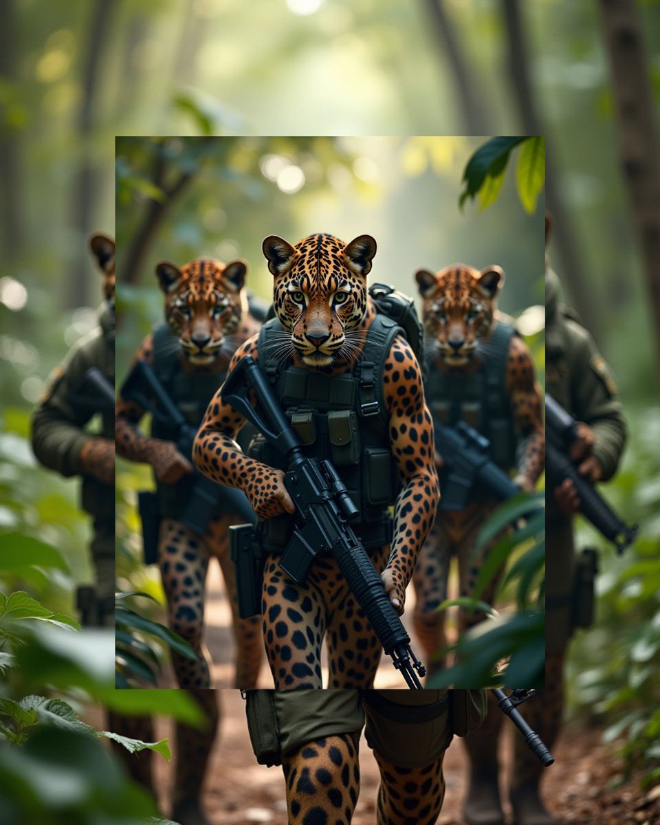 MagicShot_ai's tweet photo. When the jungle’s toughest tiger takes on a new mission as a commando 🐅💥
Special ops, tiger style. 🪖🔥

Generated with https://t.co/IjjoPlq7GN – because even wildcats need a high-tech upgrade! �✨ 

#TigerCommando #AIArt #WildAndReady #MagicShot https://t.co/RcCAOPGxYz