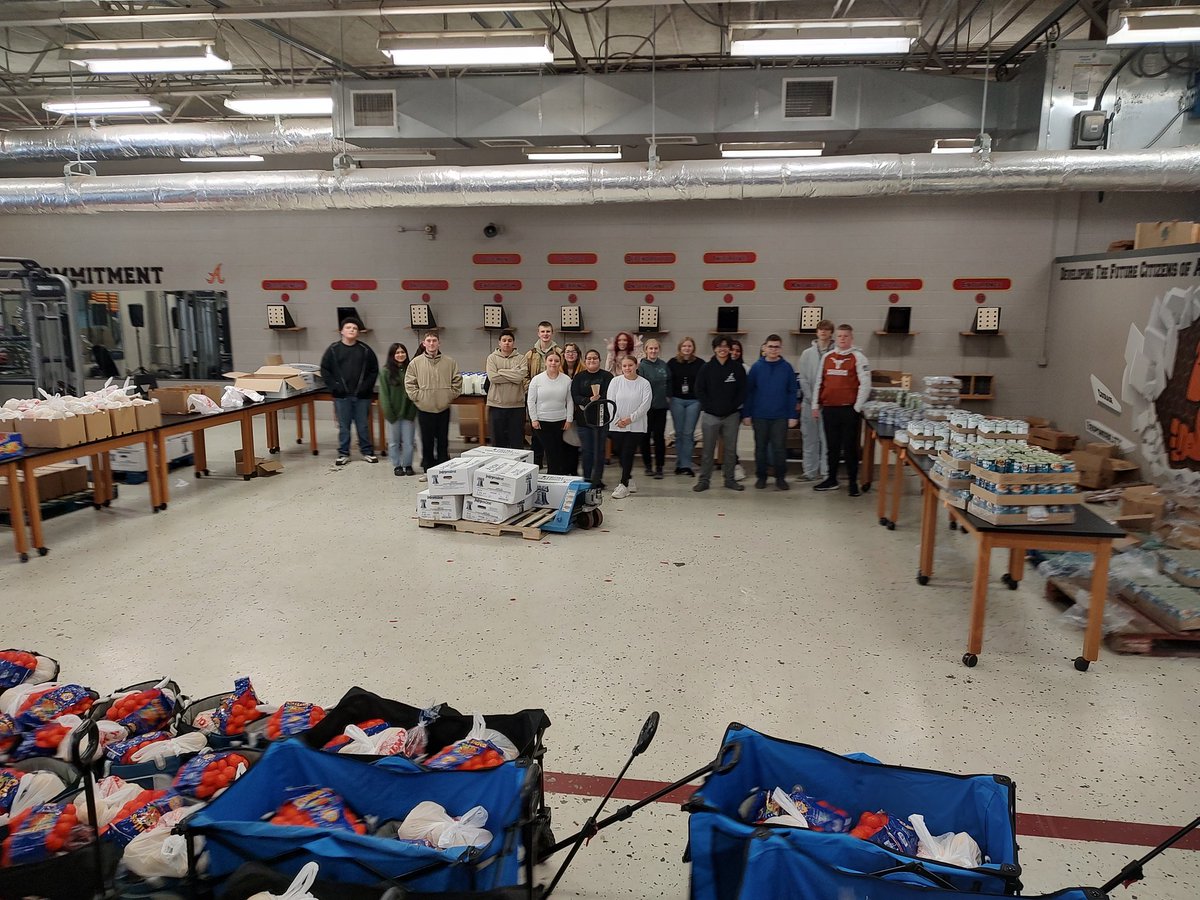 154 served this afternoon for the MCJROTC Houston food bank distribution!