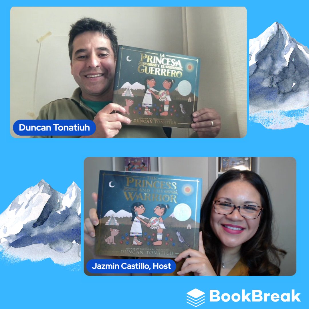 We had such a great time talking with Duncan Tonatiuh today, in both English and Spanish! He read from his book, showed us how to draw a dog, helped us pronounce the Nahuatl words in his book, and we even saw real pictures of the volcanoes! What was your favorite part?