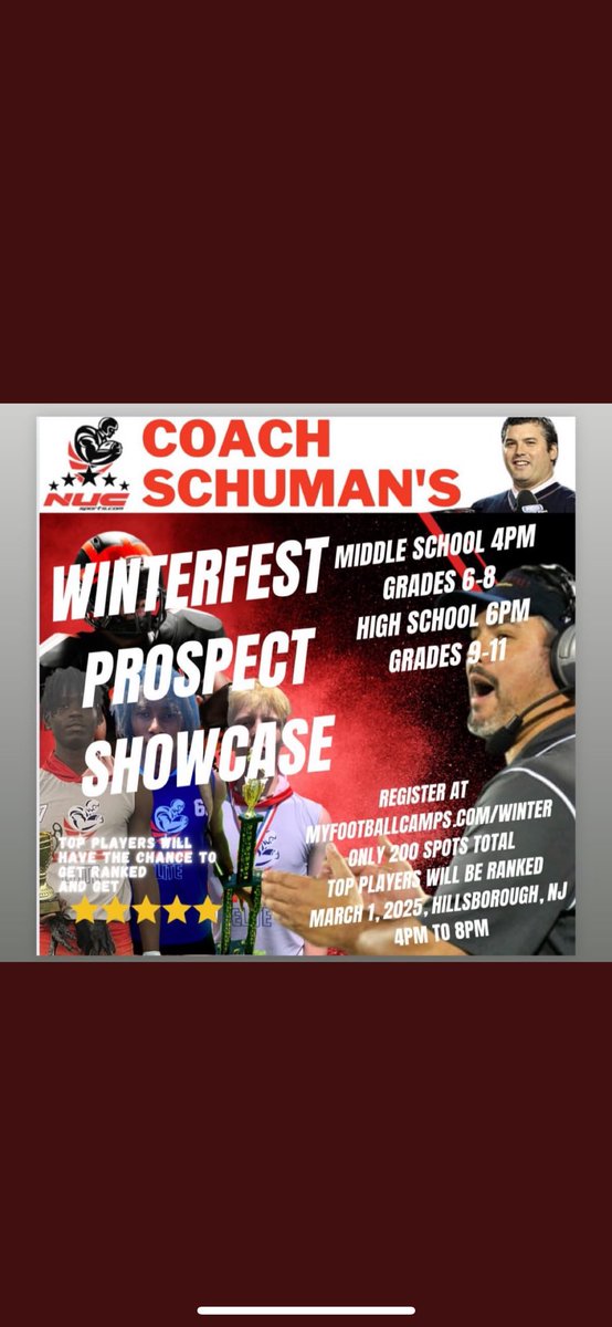 Brandon Thompson (@branthompson825) on Twitter photo Excited to compete at Coach Schuman’s Winter Prospect Showcase!!
<a href="/coachschuman/">Coach Schuman</a> <a href="/CoachDNuCSports/">CoachD_NucSports</a> <a href="/nucsports/">NUC Sports</a> Excited to compete at Coach Schuman’s Winter Prospect Showcase!!
<a href="/coachschuman/">Coach Schuman</a> <a href="/CoachDNuCSports/">CoachD_NucSports</a> <a href="/nucsports/">NUC Sports</a>