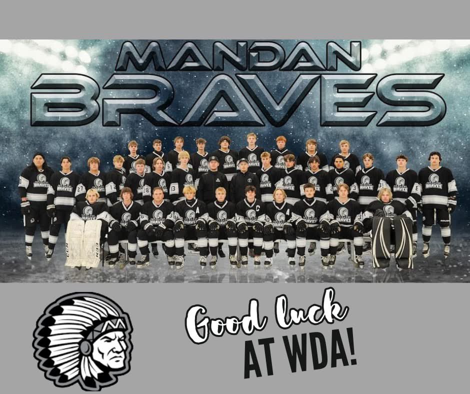 Mandan Braves Girls Hockey (@bravesghockey) on Twitter photo GOOD LUCK to the Mandan Braves Boys Hockey team as they head to Minot for WDA! <a href="/BravesHKY1/">Mandan Braves Boys Hockey</a> <a href="/mandansports/">Mandan Activities</a>
🤍🖤 GO BRAVES! 🖤🤍 GOOD LUCK to the Mandan Braves Boys Hockey team as they head to Minot for WDA! <a href="/BravesHKY1/">Mandan Braves Boys Hockey</a> <a href="/mandansports/">Mandan Activities</a>
🤍🖤 GO BRAVES! 🖤🤍