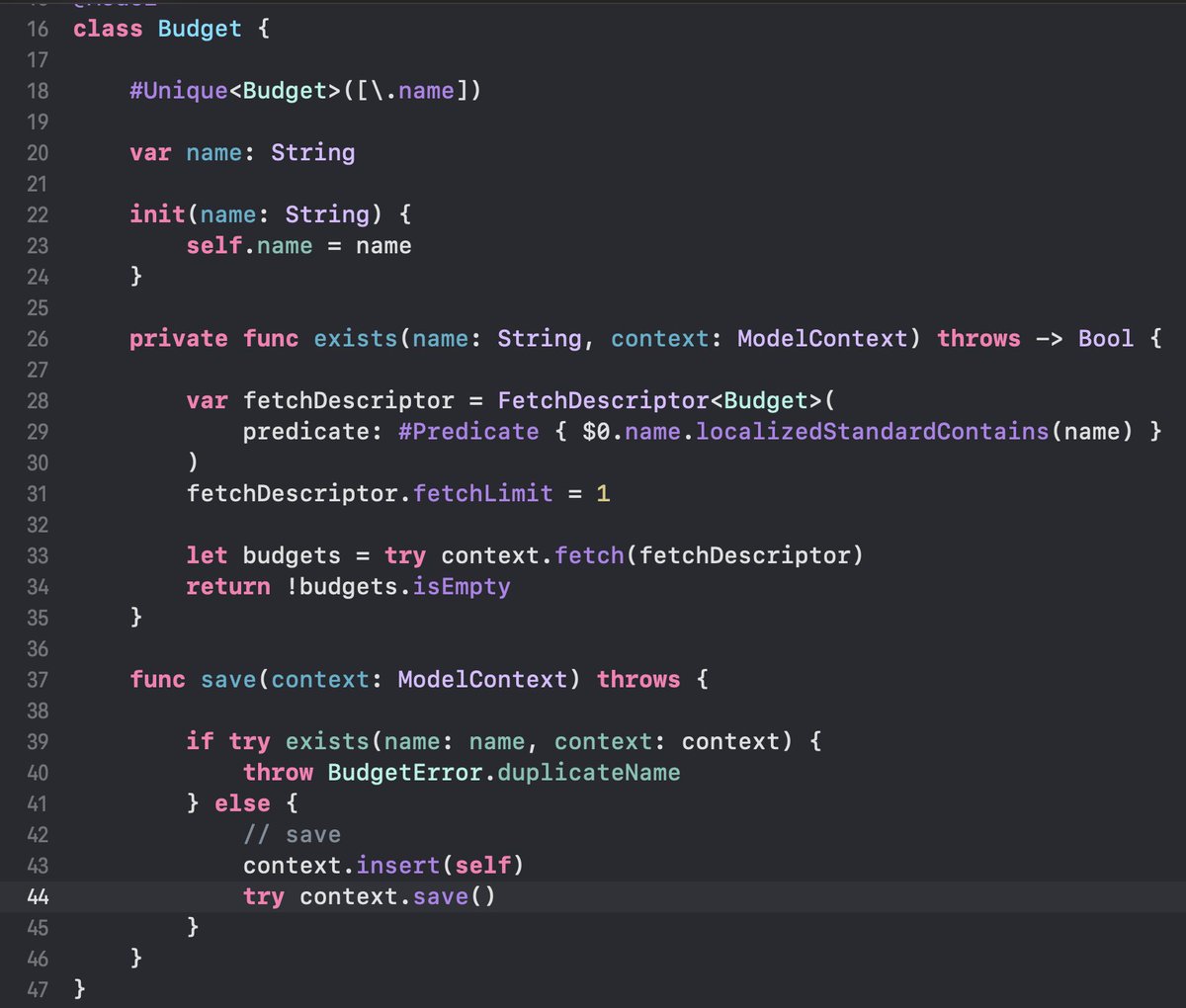 azamsharp's tweet image. Domain Rules Unit Tests in SwiftData 

#iosdev #swiftdata