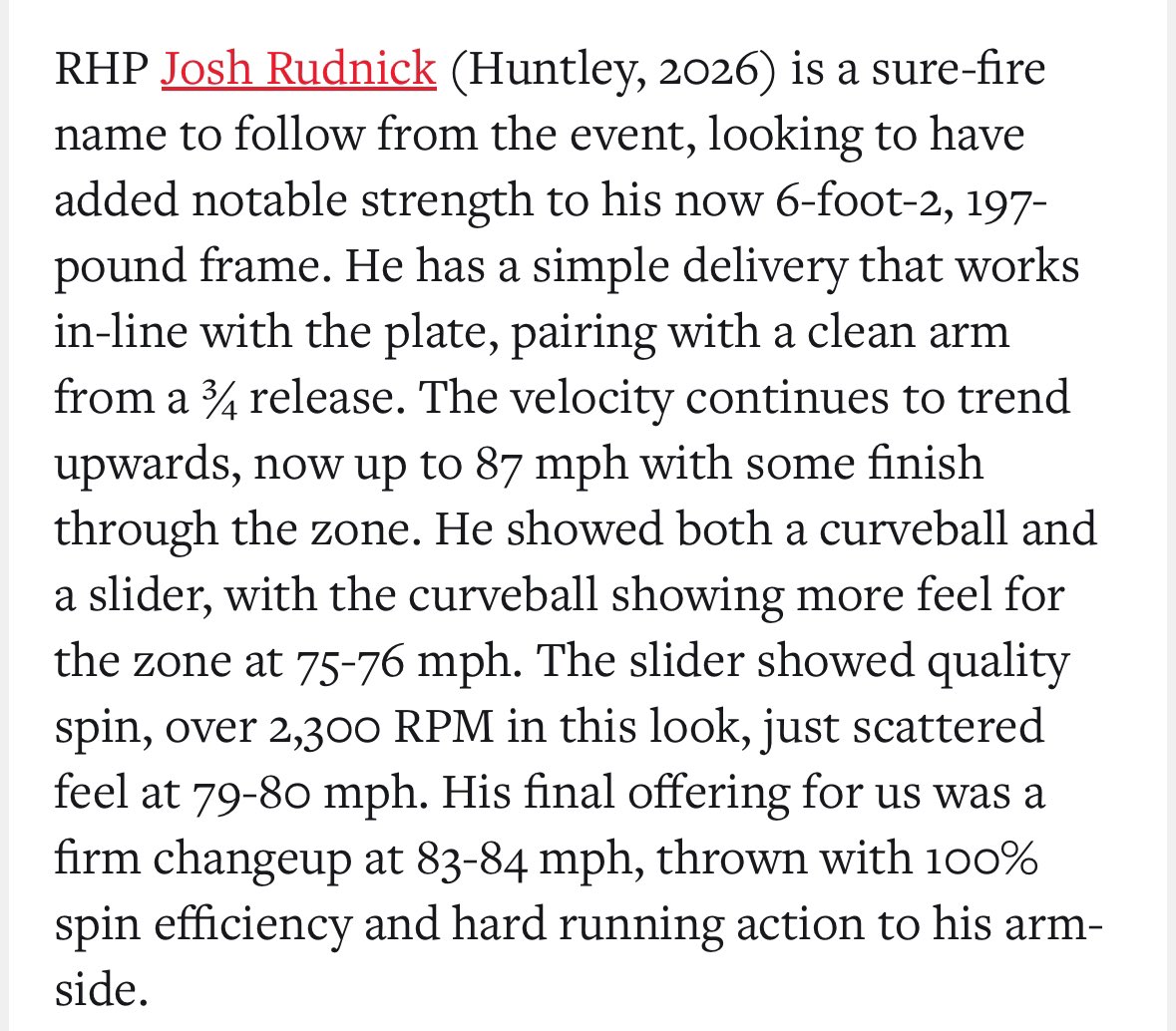 Thank you <a href="/PrepBaseballIL/">Prep Baseball Illinois</a>