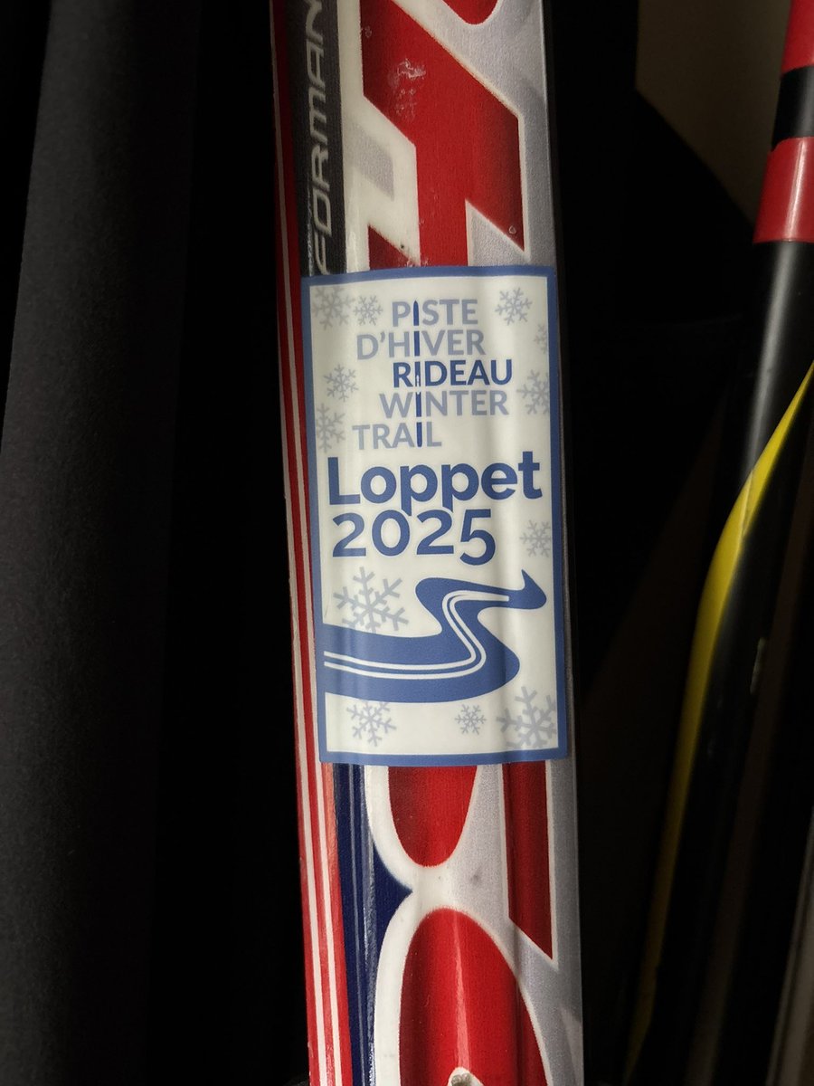 The stickers for our Loppet participants have arrived!