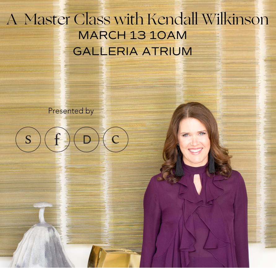 Join us March 11-13 as we celebrate Outdoor Spaces at Design San Francisco | Spring! Kendall Wilkinson keynotes! #designsanfrancisco #sfdc #sfdesigncenter #outdoordesign #interiordesign