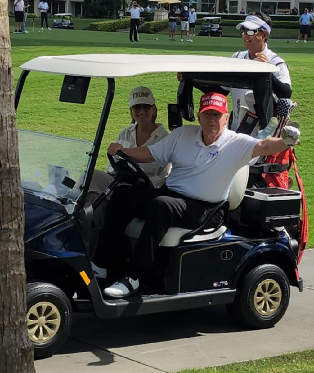Trump just keeps golfing. Who is running the country?