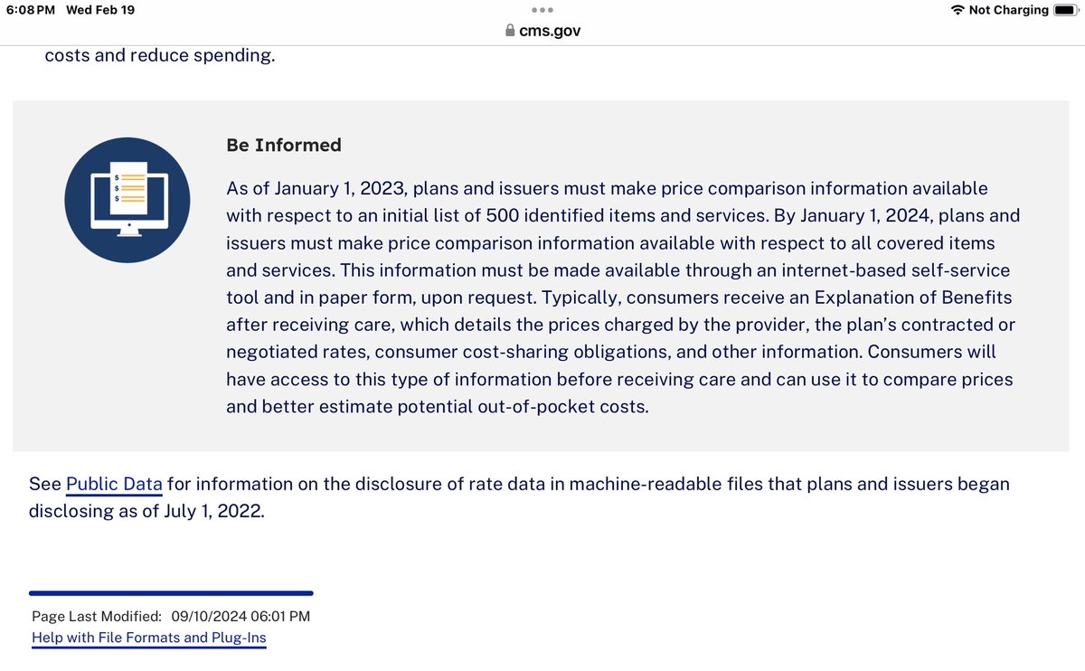 zakkpatrick1's tweet image. 2/2 @CMSGov the cost of the surgery, now goes to $9000, signed patient for a financing without consent and finance company says it’s $11,000. What in the #TransparencyInCoverage is this? There were no complications it was a 10 min surgery. This is @BascomPalmerEye  it’s bull 💩