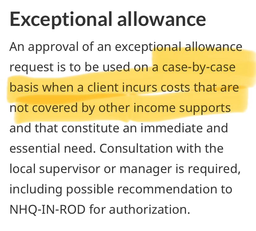 HoCStaffer's tweet image. Still not enough? Come talk to us. We have an Exceptional Allowance that may help.