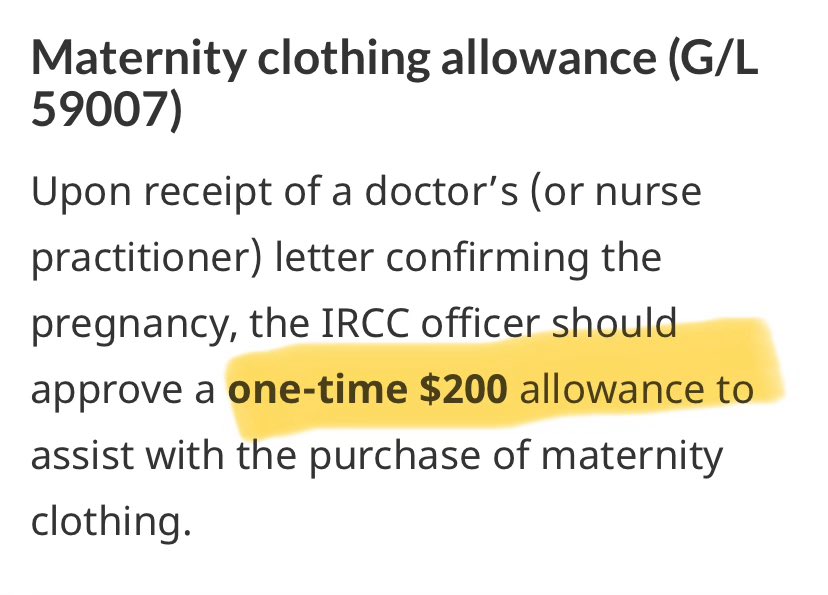HoCStaffer's tweet image. Maternity Clothing Allowance: Pregnant? Here's $200.