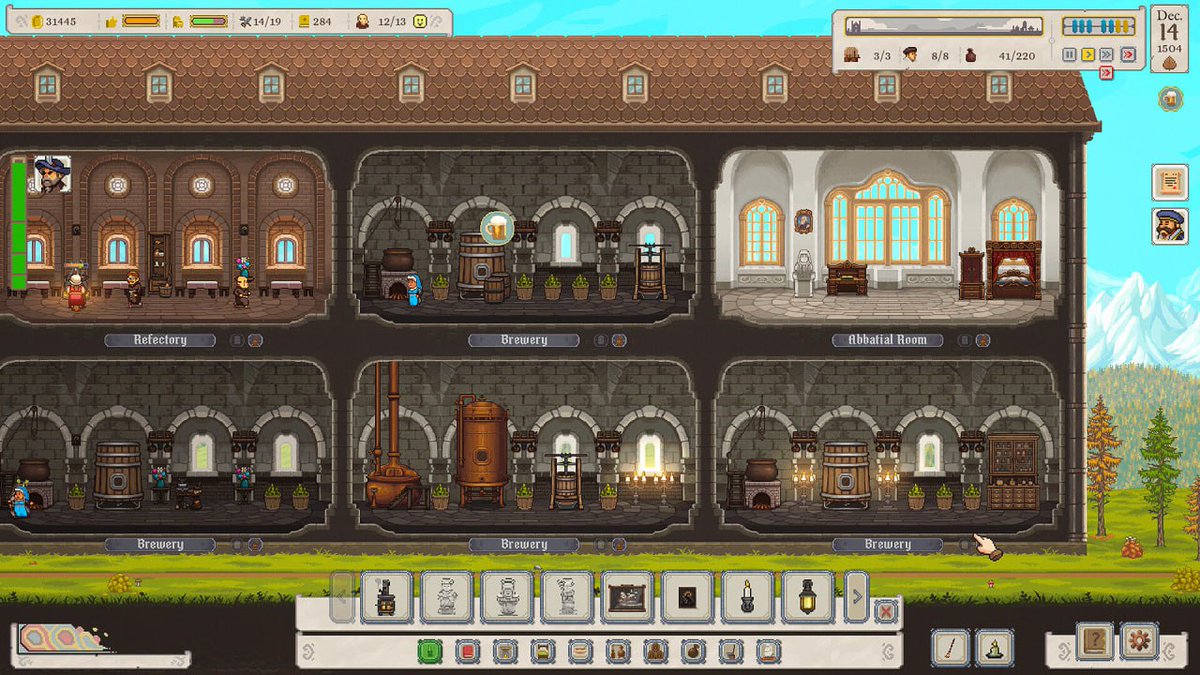 PPolygon48376's tweet photo. The highly anticipated Ale Abbey brewer simulator is now available in early access! This immersive game allows you to build your very own monastery, develop unique recipes, and brew sacred ales.
https://t.co/A3ELuG0WSx
#pixpol #valorant https://t.co/G0o6Y6gWgo
