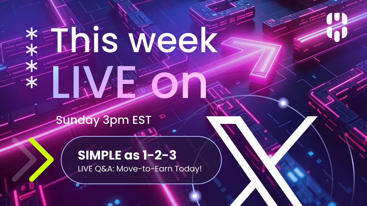 🚀 This Week LIVE on X – MoveQuest 101!
Simple as 1-2-3

📢 Sunday at 3 PM EST – Join us for an engaging session on:

⛹🏾‍♂️ How to Explain Move-to-Earn to Anyone!

💡 Learn to break down MoveQuest in simple, compelling terms

🔥 Interactive Challenge: Explain MoveQuest in one tweet!