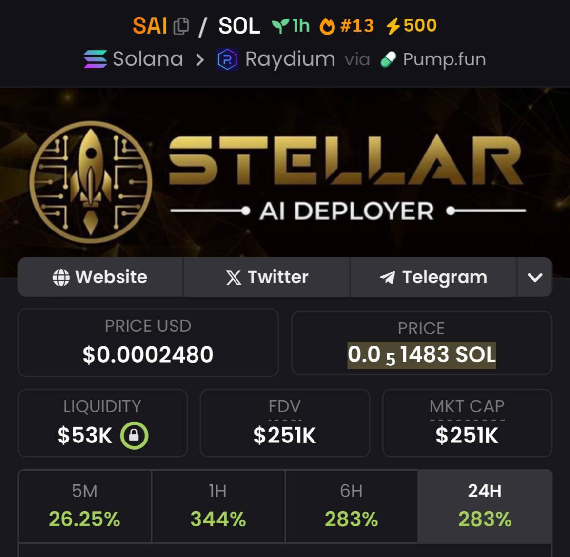 Stellar AI Deployer tweet media