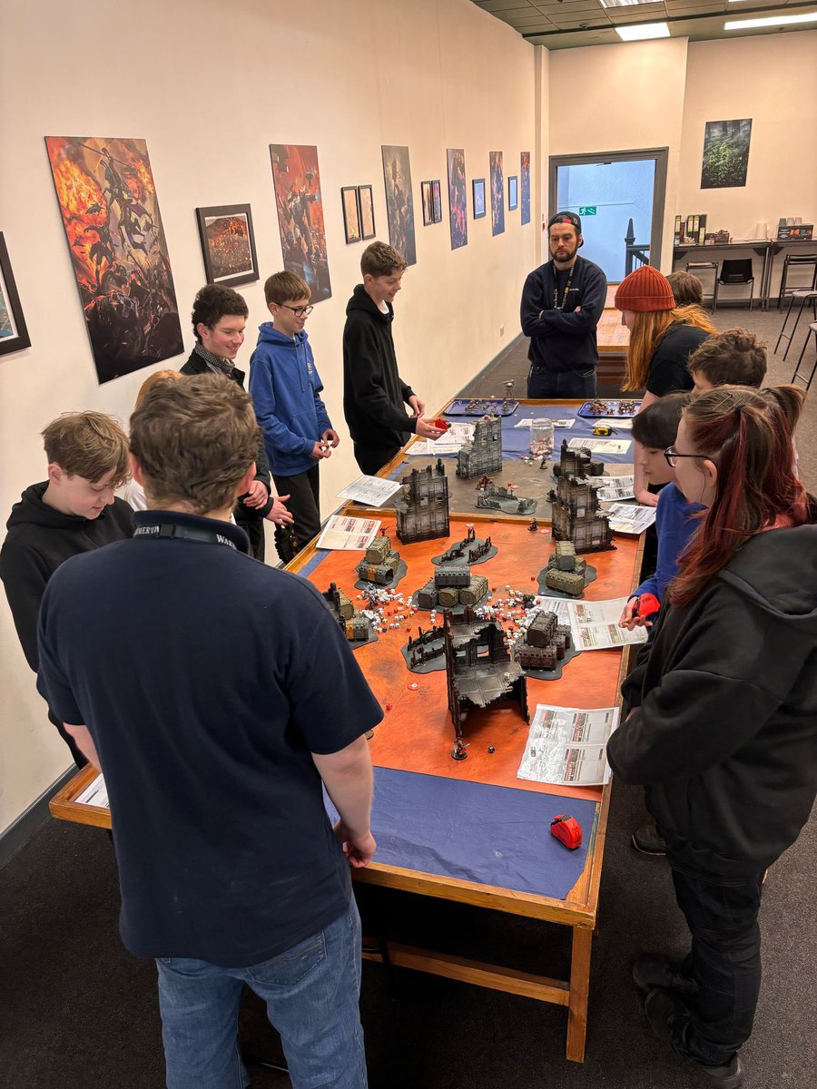 EnglishPhs's tweet photo. Mr Rowan and the Warhammer club were on a trip to Aberdeen today. Thanks to Mr Rowan for organising, Elaine for driving the mini- bus and the PTA who help with funding the club . #weAREphs https://t.co/UWi3SsQ0UE