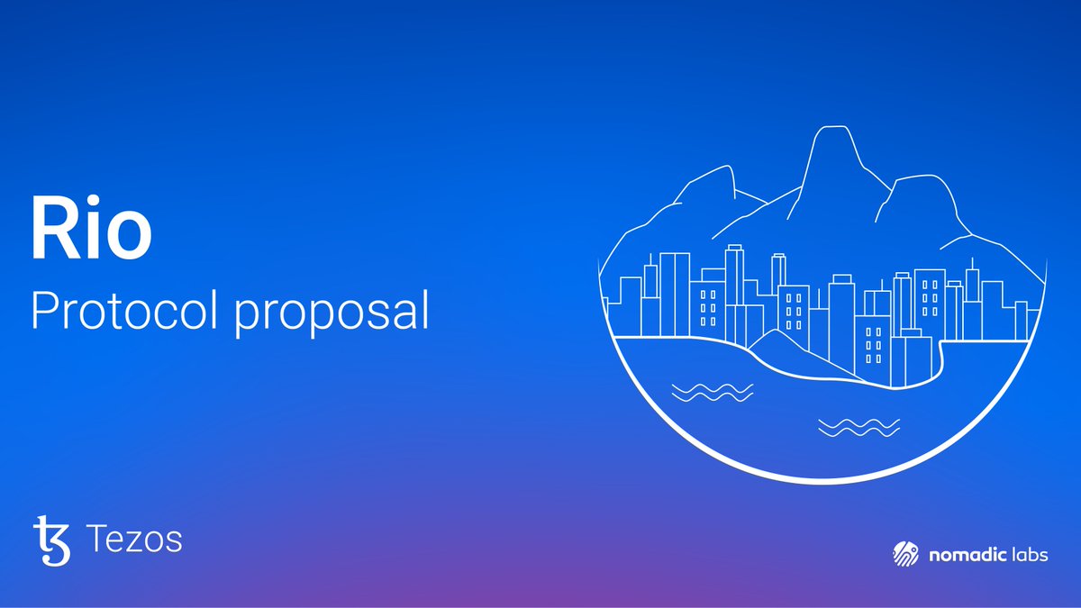 📣 We are happy to announce that the 18th protocol upgrade proposal for #Tezos, Rio, is ready!

Built by <a href="/LabosNomades/">Nomadic Labs</a>, <a href="/trilitech/">trilitech</a>, and <a href="/myfunctori/">Functori</a>.

Learn more: research-development.nomadic-labs.com/rio-announceme…