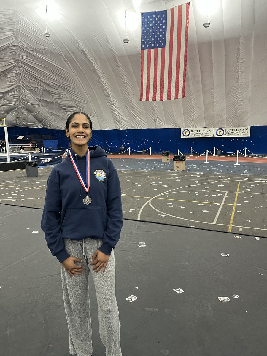 Janiece Reyes finished her indoor season last night breaking her own school record in the long jump with a 17'3". Janiece PR'd in all 3 jumps this winter. High: 5' Long: 17'3" Triple: 34'6". Great start to sophomore year! ⁦<a href="/MTHS_Sports/">Manchester Twp. H.S. Sports Updates</a>⁩ ⁦<a href="/MTownGirlsTrack/">Manchester Twp Girls Spring Track</a>⁩