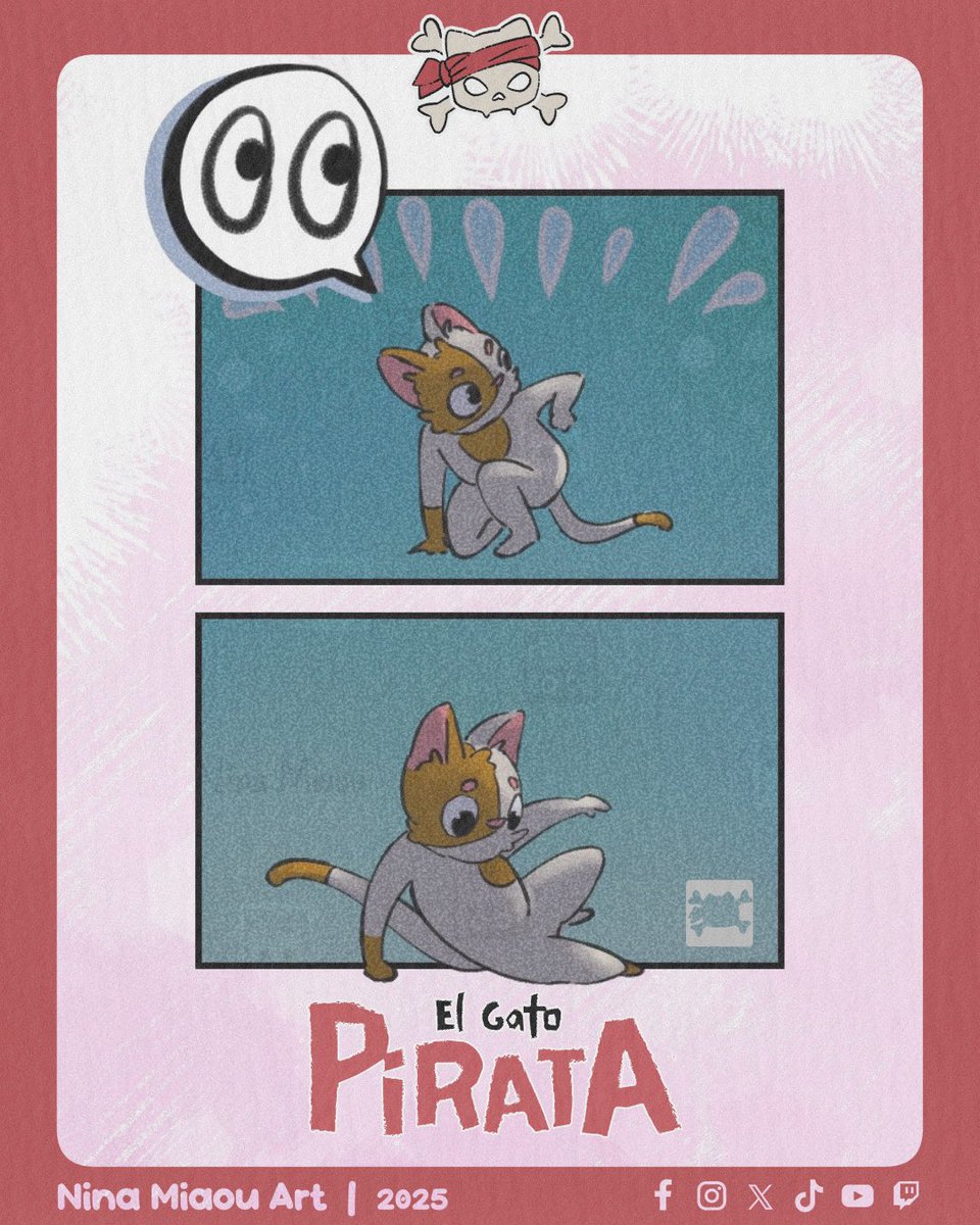 PirateCatComic's tweet image. Yo: no saques conclusiones tan rápido 
Tú, en corto: