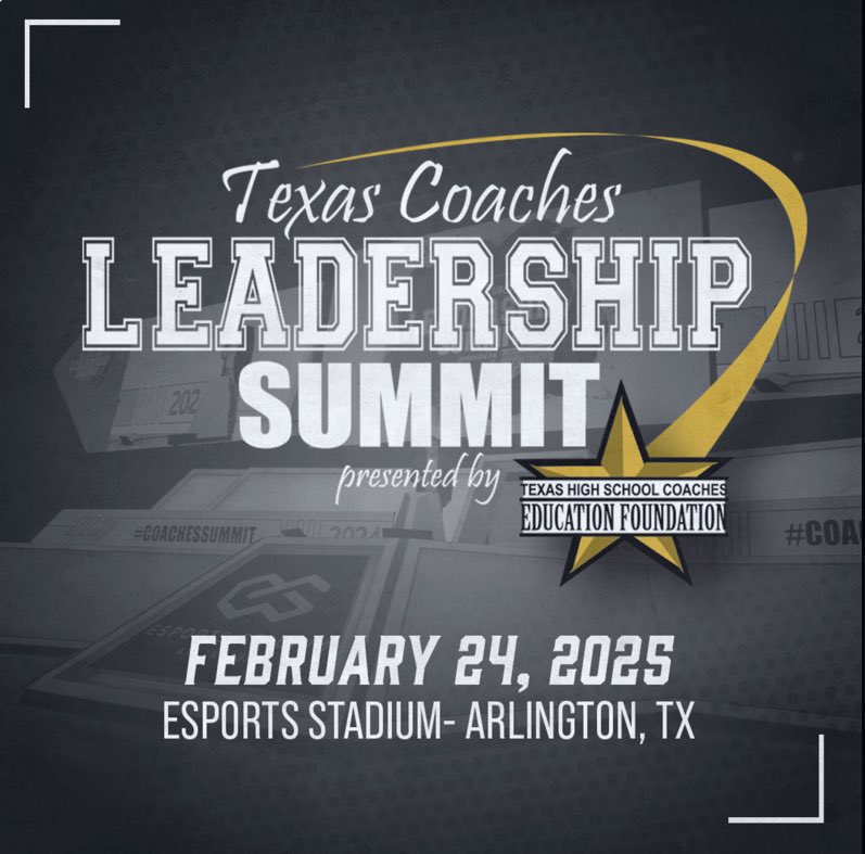 You won’t want to miss out on this opportunity to learn &amp; network at the <a href="/THSCAcoaches/">THSCA</a> Leadership Summit!! Come join us in Arlington!! 
• I have 1 extra ticket to give out!! 🎟️ If interested in joining me, repost and like this and I’ll message directly! 
 #THSCABrandAmbassador