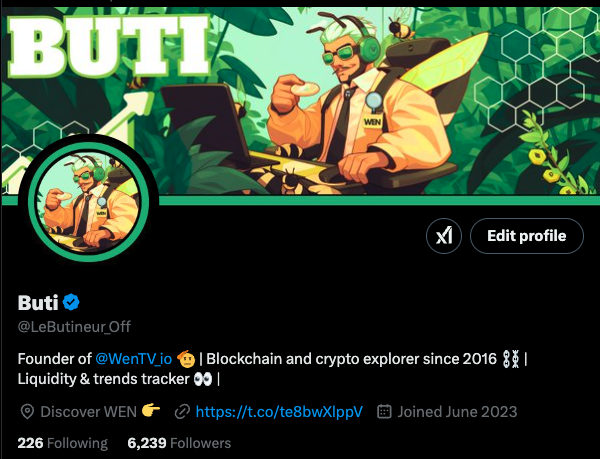 My name is Buti 🤝😊