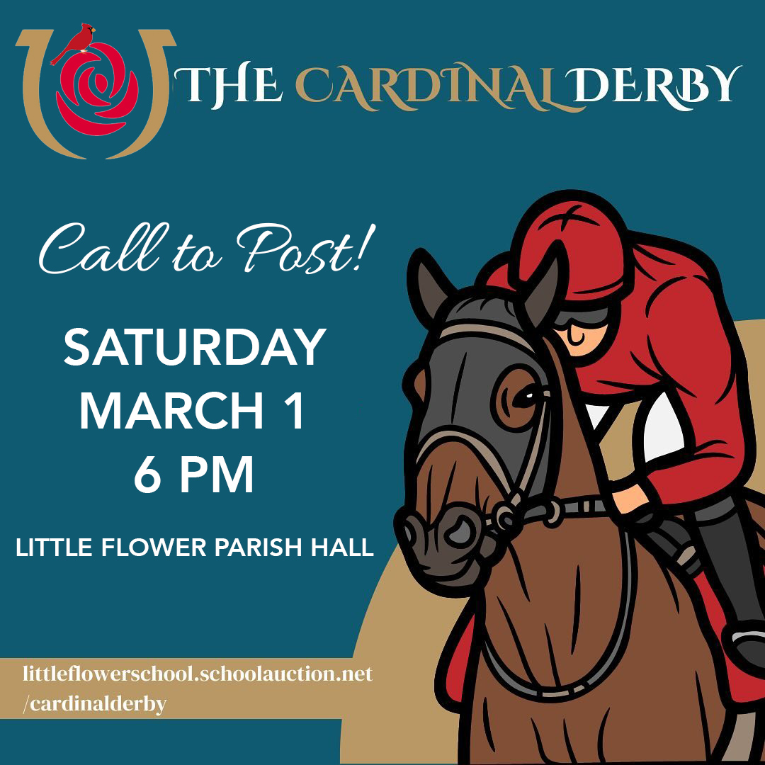 LittleFlowerSc6's tweet image. We hope you will be joining us for a night of food, dancing and bidding to support our school at this year’s Derby-themed Gala! Tickets and sponsorships available at littleflowerschool.schoolauction.net/cardinalderby. 🐴🌹 #CardinalCommunity #CardinalsCare #lfscardinalderby #supportourschool #ADWCommUNITY