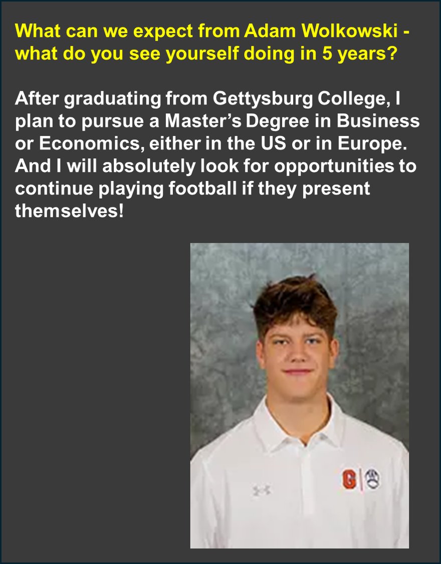 Kiski Football (@kiskiprepfb) on Twitter photo We caught up with Kiski Football Alum Adam Wolkowski C/O 2023 to see how he's doing in his first year at Gettysburg College. <a href="/TheKiskiSchool/">The Kiski School</a> <a href="/KiskiAthletics/">Kiski Athletics</a> <a href="/gburgbullets/">Gettysburg College Athletics</a> @coachbo21 <a href="/GburgFB/">Gettysburg College Football</a> We caught up with Kiski Football Alum Adam Wolkowski C/O 2023 to see how he's doing in his first year at Gettysburg College. <a href="/TheKiskiSchool/">The Kiski School</a> <a href="/KiskiAthletics/">Kiski Athletics</a> <a href="/gburgbullets/">Gettysburg College Athletics</a> @coachbo21 <a href="/GburgFB/">Gettysburg College Football</a>
