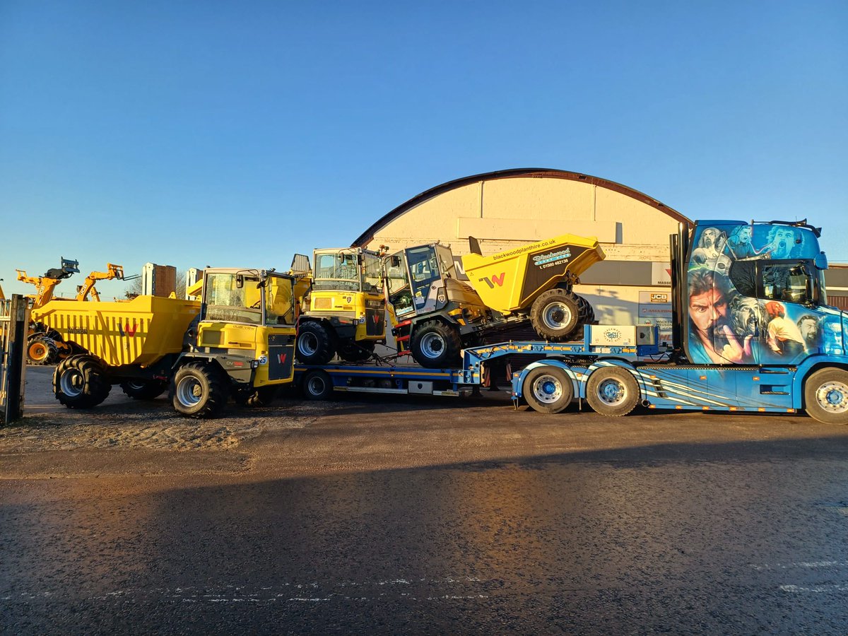 hamrossgroup's tweet photo. Two new Wacker Neuson DV125 machines heading out to Blackwood Plant Hire recently 🤩
Thank you for your continued business! 🎉
For any Wacker Neuson enquiries, please get in touch 📞
#WackerNeuson #DV125 #Dumpers #Construction https://t.co/vWh734ykJN