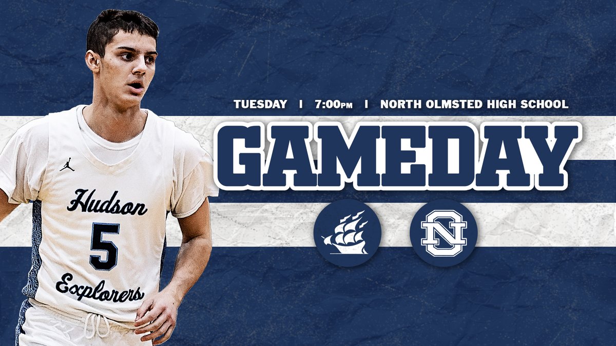 🔵GAMEDAY⚪️

🏀| vs. North Olmsted
📍| North Olmsted High School
⏰| 7:00 Varsity
📲<a href="/HudsonHoops_/">Hudson Basketball</a>

#ExplorerPride x #RollHud