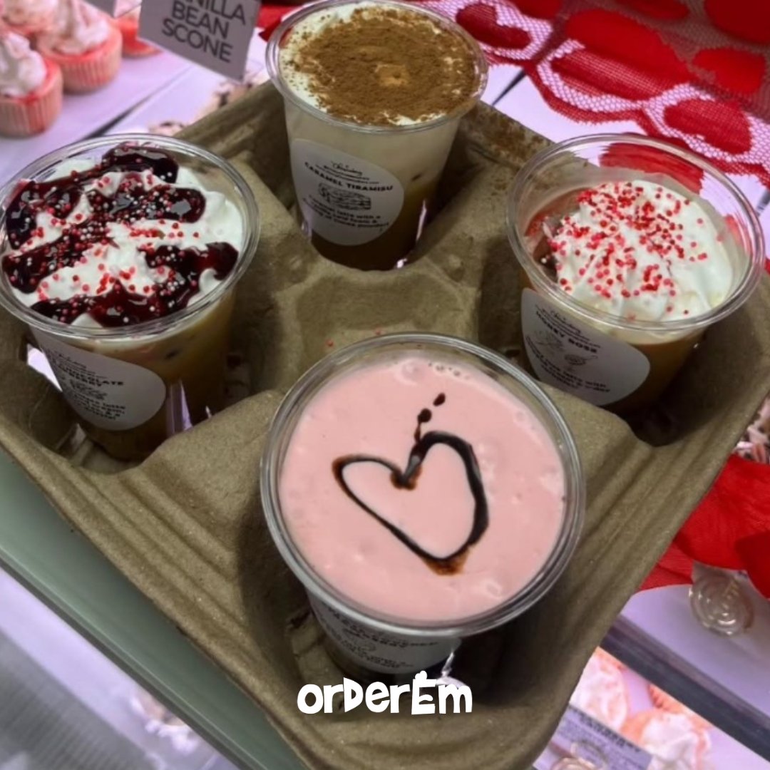 OrderEmApp's tweet image. Repost - @cincycheesecakery
Shout-out to @uhjennalynnrush for this yummy pic of the February latte flight!!😍 Thank you so much for visiting us &amp;amp; sharing!!!!❤️
.
The February latte flight is available now through 2/27 ***only at our Madisonville location!***