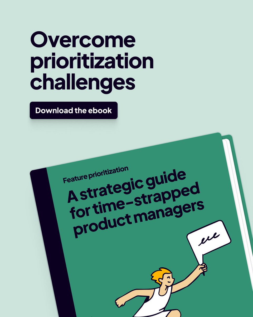 Are you a time-strapped PM overloaded with requests from across the org?⏳

Equip yourself with the tools to streamline decision-making, overcome prioritization challenges, and build products that meet your customer’s needs with our latest free ebook: hubs.ly/Q037hCpC0