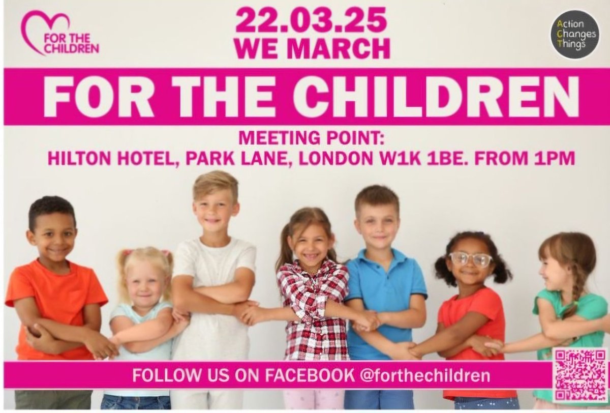 TOTTENHAMFOREV1's tweet photo. @RabbiRomero1 You should be there for our FOR THE CHILDREN march in London on Saturday 22nd March https://t.co/qexsHsGKYg