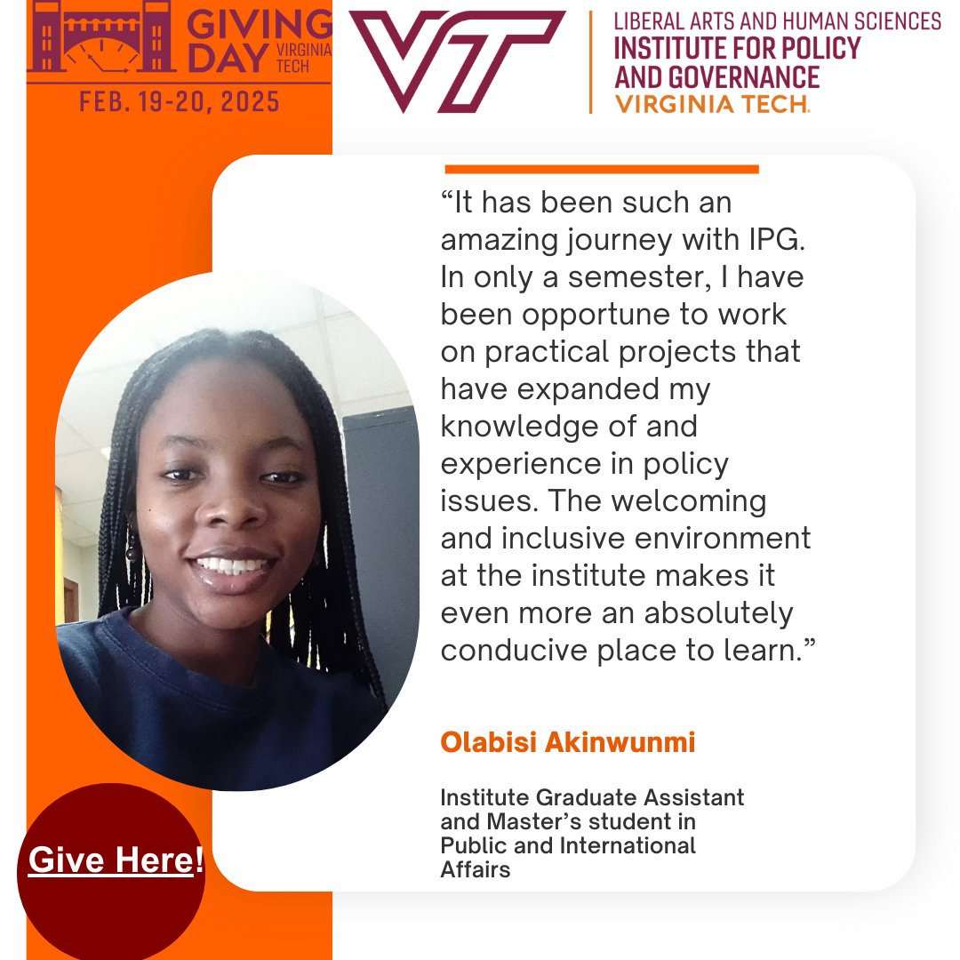 Hear from Olabisi Akinwunmi, Graduate Research Assistant, on the impact of IPG already 1 semester into her assistantship!